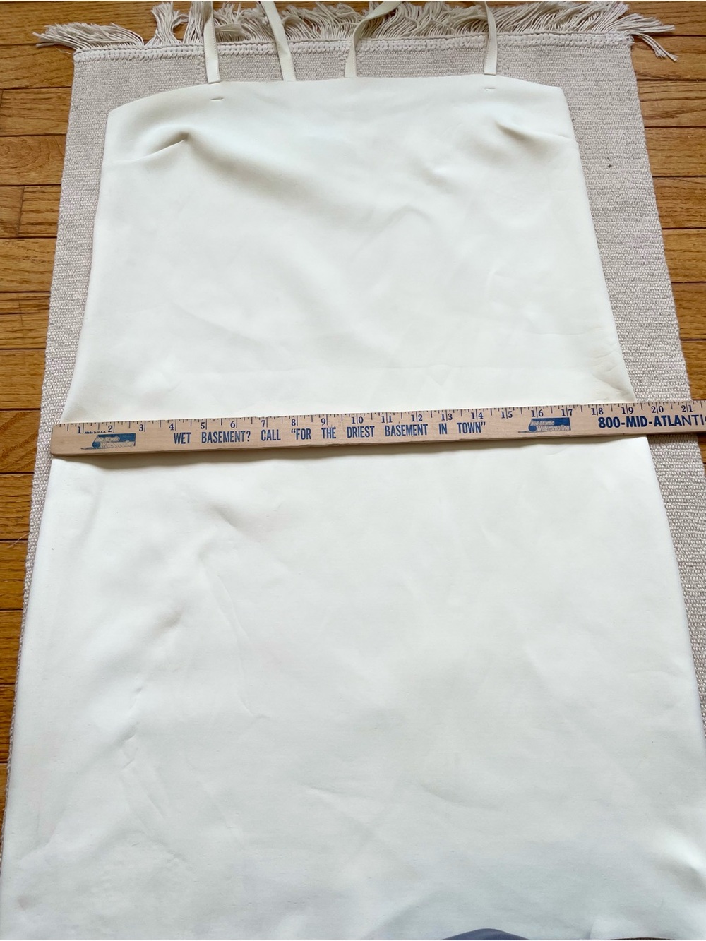 Helmut Lang Neoprene Tank Dress Size L Boxy Minimalist READ - Picture 10 of 10